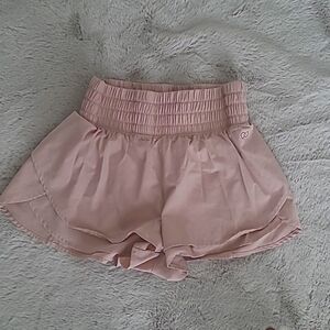 Calia peach running shorts
